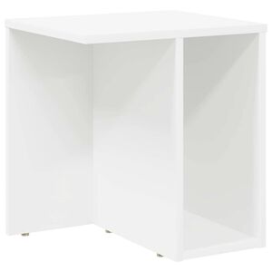 vidaXL Stolik końcowy Biały 37 x 32 x 40 cm Drewno inżynieryjne