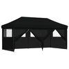 vidaXL Namiot Imprezowy 292 x 580 x 315 cm Czarny Materiał Oxford