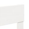vidaXL Rama łóżka bez materaca, biała, 140x200 cm, lite drewno sosnowe