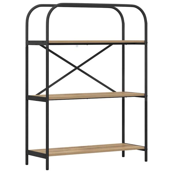 vidaXL P&oacute;łka na książki Dąb rzemieślniczy 80 x 30 x 109 cm