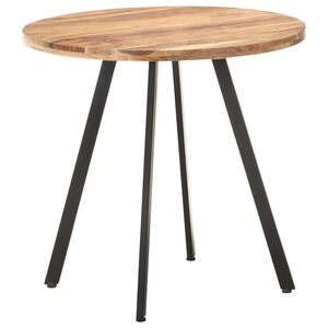 vidaXL St&oacute;ł jadalniany, 80 cm, lite drewno akacjowe