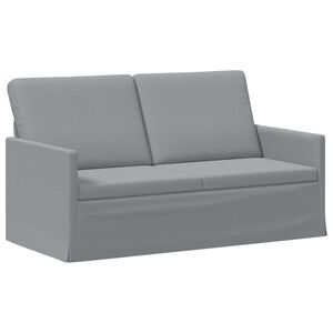 vidaXL Sofa dwuosobowa jasnoszary 150 x 81 x 82 cm tkanina