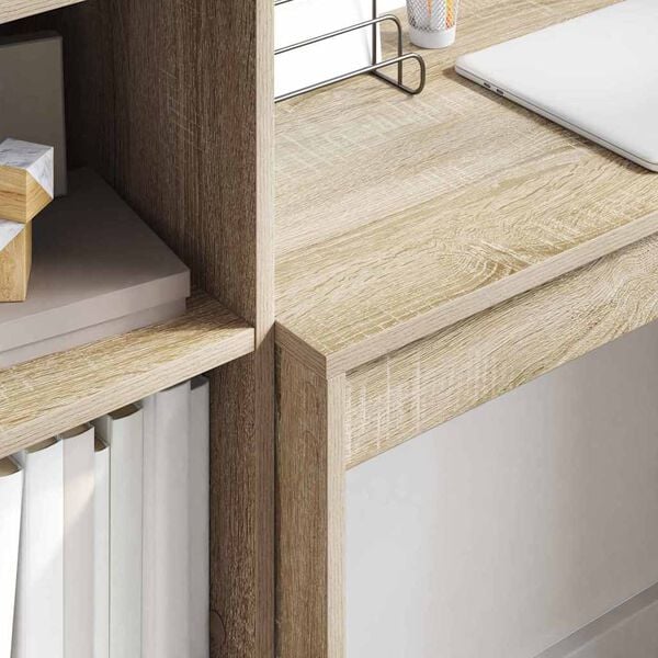 vidaXL Biurko z szufladą 2 pcs Dąb Sonoma
