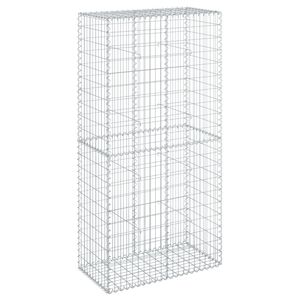 vidaXL Kosz gabionowy z pokrywą, 100x50x200 cm, galwanizowane żelazo