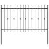 vidaXL Ogrodzenie z kolcami ASTEN 200 x 166 cm Stal malowana proszkowo