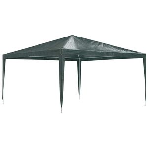 vidaXL Namiot imprezowy, 4x4 m, zielony, 90 g/m&sup2;