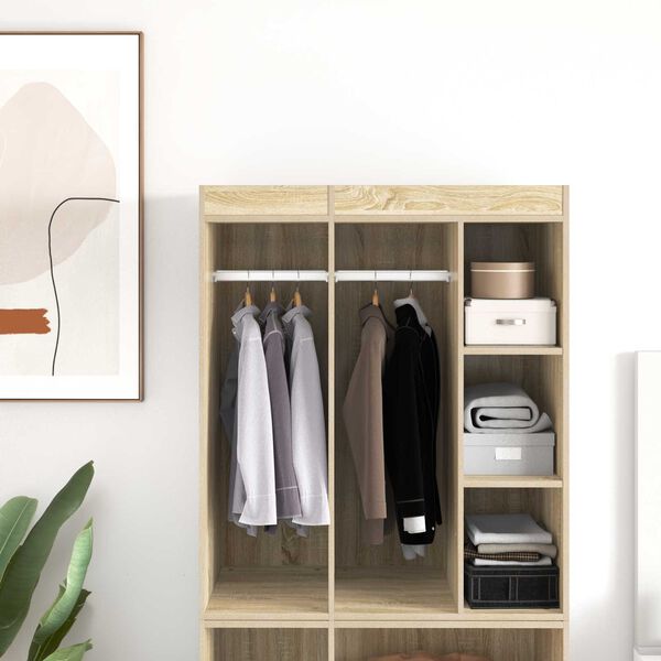 vidaXL Drążek do szafy 2 pcs Srebrny 764 x 15 x 29 mm Stop Aluminium