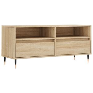 vidaXL Szafka pod TV, dąb sonoma, 100x34,5x44,5 cm