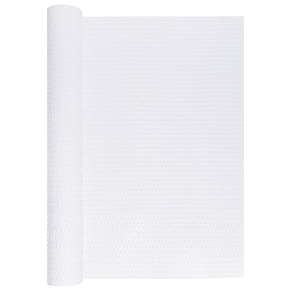 vidaXL Parawan balkonowy, biały, 400x100 cm, polirattan