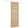 vidaXL Drzwi przesuwne ORKDAL Naturalne i białe 83 x 232 cm