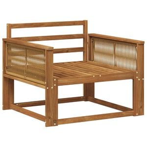 vidaXL Środkowa sofa ogrodowa naturalny