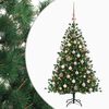 vidaXL Sztuczna choinka z bombką 150 cm 150 LED Ciepła biel