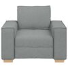 vidaXL Sofa Fotel Jasnoszary 60 cm Tkanina