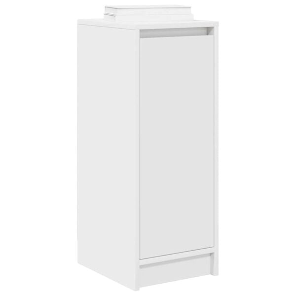 vidaXL Szafka na buty Biała 29,5x34x76 cm Drewno klejone