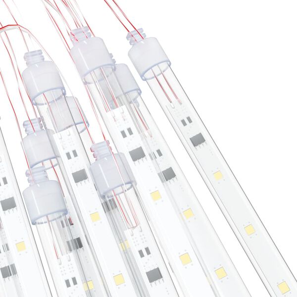 vidaXL Lampki meteory, 20 szt., 50 cm, 720 ciepłych białych diod LED