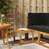 vidaXL Ławka Stołowa Naturalny 43 x 43 x 37 cm Lite Drewno Akacji