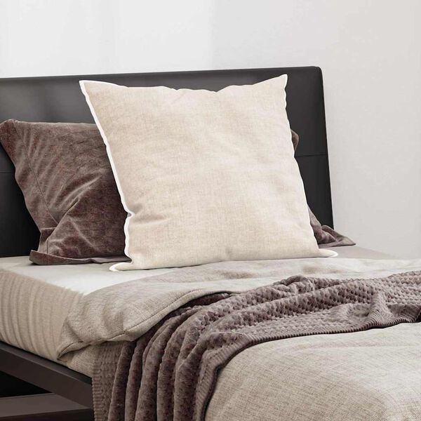 vidaXL Poduszka z poduszką Biały 60 x 70 cm bawełna