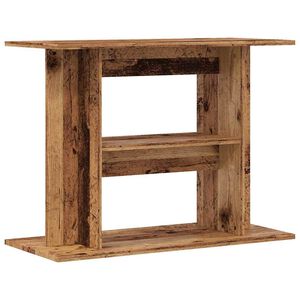 vidaXL Stojak pod akwarium Stare drewno 80x35x60 cm Drewno konstrukcyjne