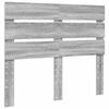 vidaXL Ramka ł&oacute;żka Szary Sonoma 135 x 190 cm Lite drewno sosnowe