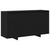 vidaXL Bufet Czarny Dąb 135 x 41 x 75 cm Drewno inżynieryjne