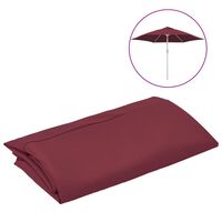 vidaXL Pokrycie do parasola ogrodowego, bordowe, 300 cm