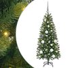 vidaXL Sztuczna choinka Zielony 120 cm PE i PVC