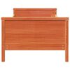 vidaXL Ramka ł&oacute;żka Woskowy Brąz 80 x 200 cm Materiał drewnopochodny
