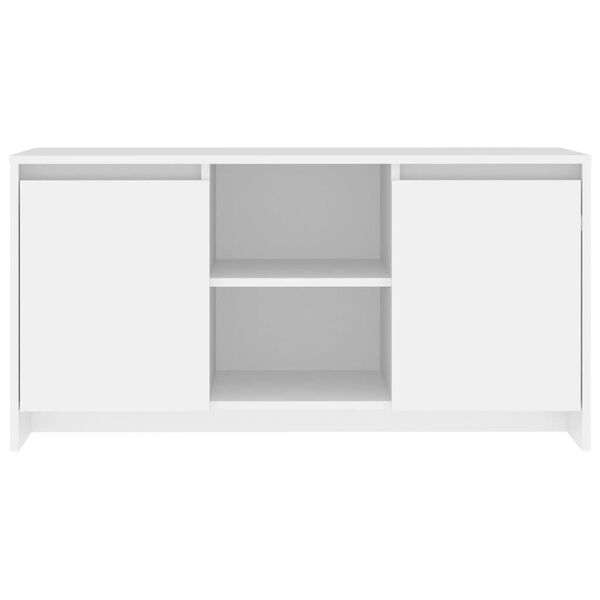 vidaXL Szafka pod TV, biała, 102x37,5x52,5 cm, materiał drewnopochodny