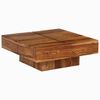 vidaXL Stolik kawowy, 80x80x30 cm, lite drewno akacjowe
