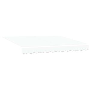 vidaXL Markiza wysuwana Biały 300 x 250 x 165 cm Tkanina i Metal
