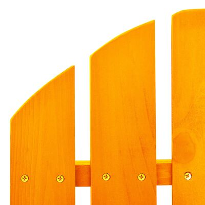 vidaXL Ogrodowy fotel bujany Adirondack, drewno jodłowe, pomarańczowe