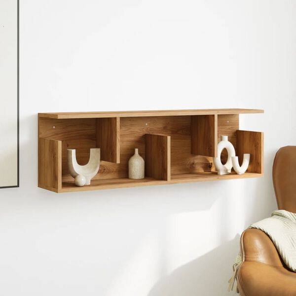 vidaXL P&oacute;łka ścienna, 100x20x30 cm, dąb artisian