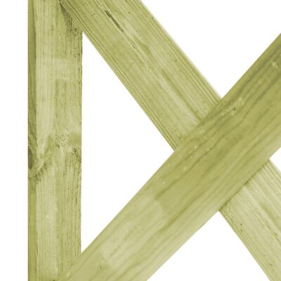 vidaXL Łuk różany, 135x45x232 cm, zielone impregnowane drewno