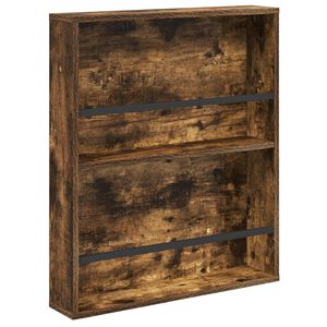 vidaXL Regał na gazety z p&oacute;łką Dąb wędzony 60 x 12 x 70 cm