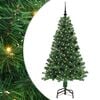 vidaXL Sztuczna choinka z podstawą Zielony 150 cm PVC i Stal i Plastik