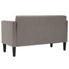 vidaXL Sofa dwuosobowa Taupe 111 cm Tkanina
