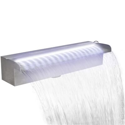 vidaXL Fontanna do oczka wodnego, z oświetleniem LED, 45 cm