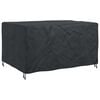 vidaXL Pokrowiec na meble Gładki Czarny 180 x 150 x 85 cm 210D