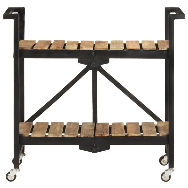 vidaXL Wózek kuchenny, 87 x 36 x 81 cm, lite drewno mango