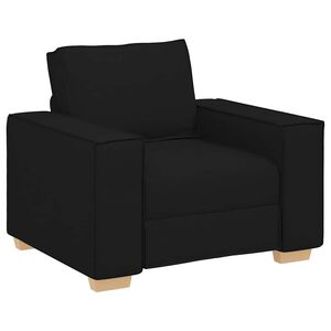 vidaXL Sofa Fotel Czarny 100x78x84 cm Tkanina