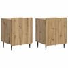 vidaXL Szafka Nocna 2 pcs Dąb artisan 43 x 34,5 x 52 cm