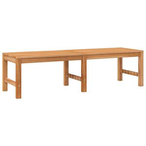 vidaXL Ławka ogrodowa, 150 cm, lite drewno tekowe