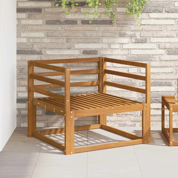 vidaXL Środkowa sofa ogrodowa Lite Drewno Akacji Naturalny