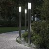 vidaXL Słupki oświetleniowe 3 szt. 110 cm Stal nierdzewna IP44