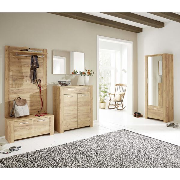 Germania Szafka na buty Castera, 95,7x40,3x44,45 cm, dąb Navarra