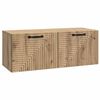 vidaXL Szafka RTV montowana na ścianie 78,5 x 31 x 30 cm Dąb artisan