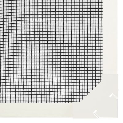vidaXL Magnetyczna moskitiera okienna, biała, 80x140 cm