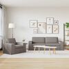vidaXL Sofa 2 pcs Ciemnoszary 182 x 80 x 82 cm tkanina