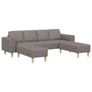 vidaXL Sofa do salonu 3 szt. Ciemnoszary Poliester