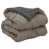 vidaXL Kołdra na cały rok Jasnoszary i antracytowy 155 x 220 cm